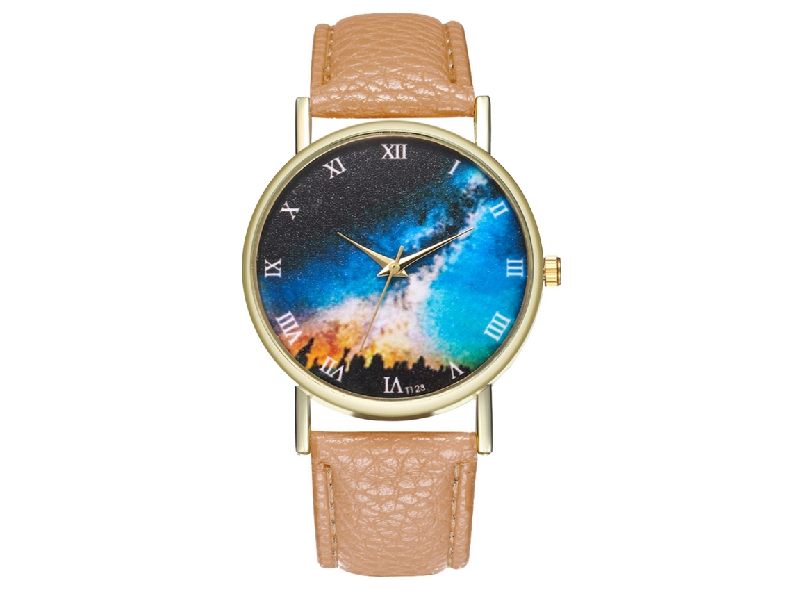 Reloj Star Watch Star Lady Hombre Joven Tendencia Cuarzo Crema T123-a