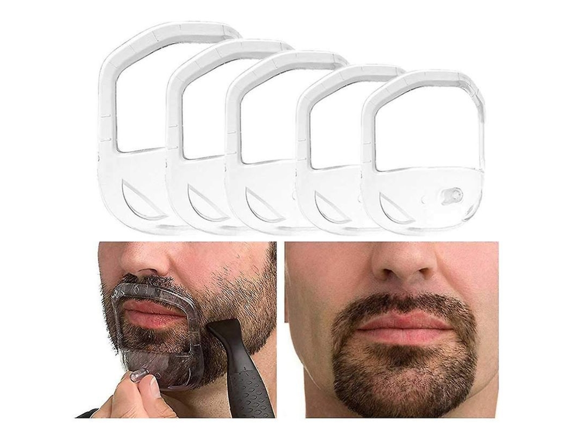 Herramienta De Aseo Para Barba Y Bigote Con 5 Modelos Diferentes Para Hombres