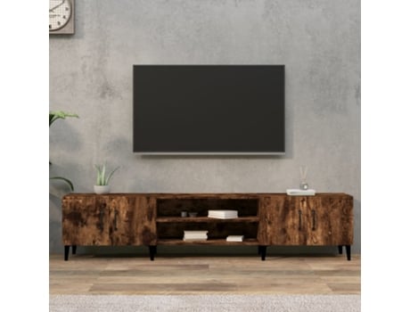Mueble de TV 180X31,5X40 cm Derivados de Madera Roble Ahumado MAISON EXCLUSIVE