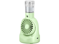 (verde) Ventilador Pulverizador De Mano Recargable, Ventilador De Escritorio, Pulverizador Portátil