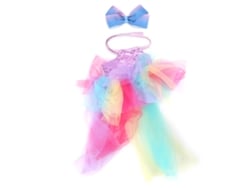 Rebe-ropa Para Muñecas 18 Pulgadas: Vestido Colorido Con Brillo, Estilo Fashion Y Accesorios - Regalo Ideal