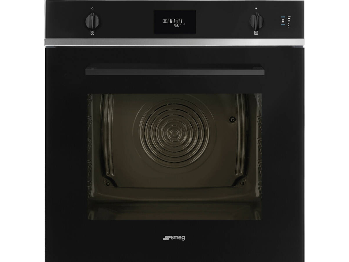 Horno a Vapor SMEG Selezione SOP6401S2B (68 L - 59.7 cm - Pirolítico - Negro)