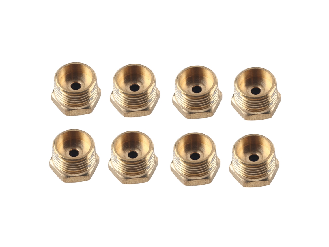 Conectores Rápidos Neumáticos De Hilo Macho Recto Para Tubería De Aire 4mm (pc4-3 8 Piezas)