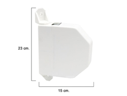 Recogedor Persiana Abatible Blanco Cinta 22 mm WOLFPACK LINEA PROFESIONAL