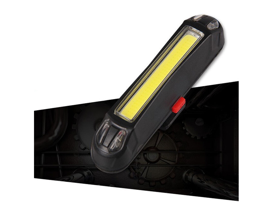 1 unidad xanes 2 en 1 500lm Luz LED recargable USB para bicicleta Luz trasera ultraligera de advertencia nocturna