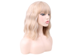 Peluca Rizada De Largo Medio-corto Para Mujer De Alta Calidad, Natural Y Confortable