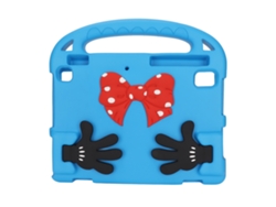 Funda ultraligera de espuma EVA para tabletas A8, A7, S5e y Fire HD 10 Kids Onn 2021 (azul y dorado)