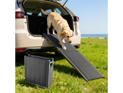 Rampa para perros de exterior VEVOR, 160 x 43,2 cm, superficie de tela Oxford