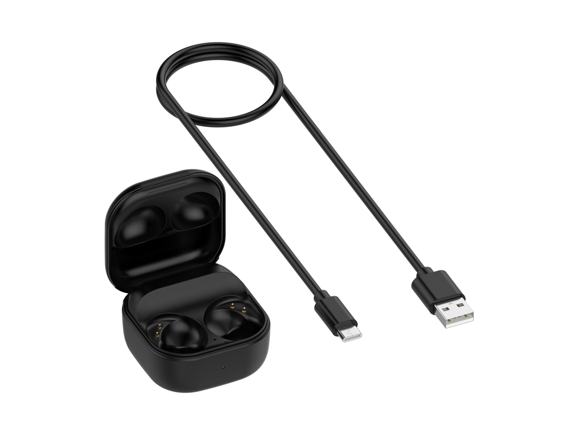 Estuche De Carga Para Galaxy Buds2 Sm R510, Base De Carga De Repuesto, Color Negro.