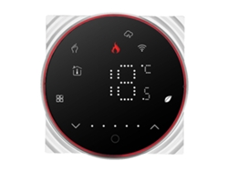 Termostato Inteligente Wifi Con Pantalla Lcd Para Calefacción De Suelos Hogar Caja Oculta 86 95‑240v 5a Negro
