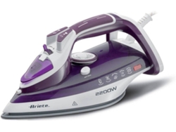Plancha a vapor ARIETE 6243 (chorro de vapor: 140 g/min - suela cerámica)