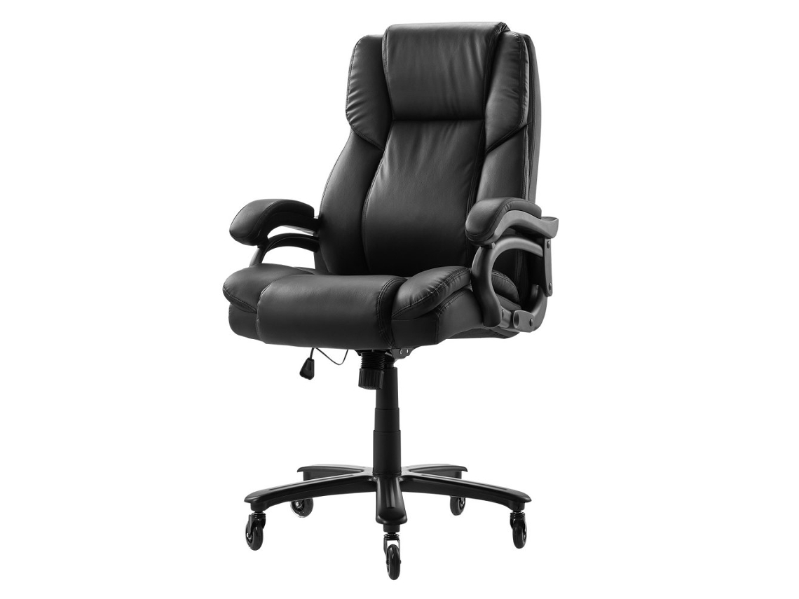 Silla de oficina ergonómica con soporte lumbar, reclinable y ajustable Tekmaquinas
