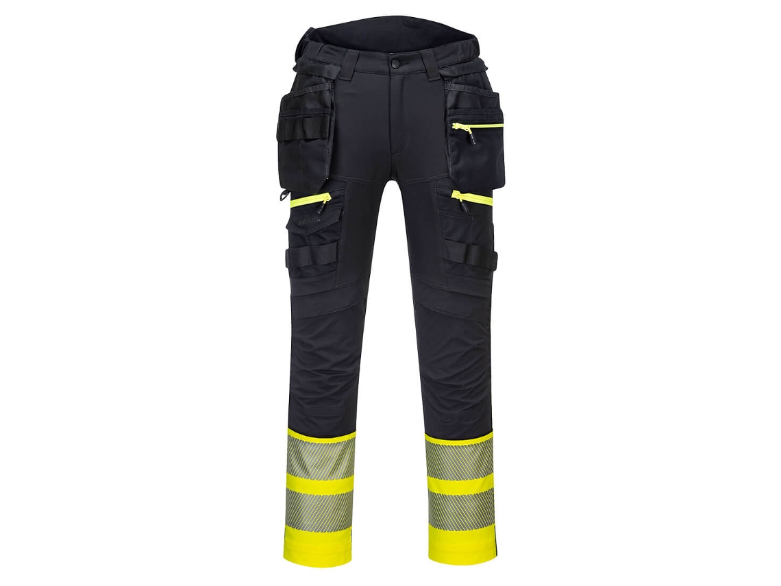 Pantalón Holster Dx4 De Alta Visibilidad - Clase 1 Amarillo Negro / 41