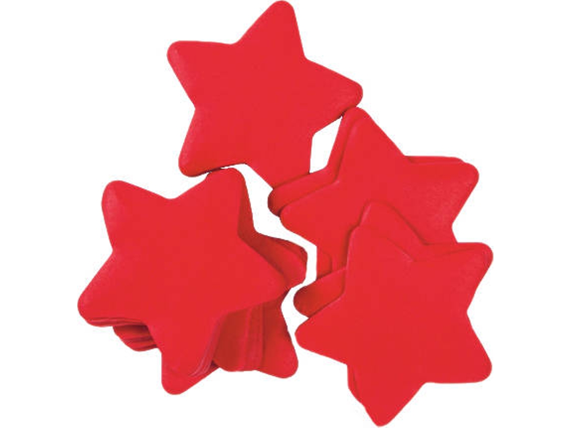 Confeti TCM 55x55mm, Rojo, 1kg