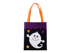 Bolsa decorativa para dulces de Halloween, tela no tejida, 10 kg, para fiestas escolares.