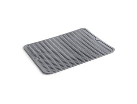 Alfombrilla Escurreplatos Antideslizante en Silicona. Gris IBILI
