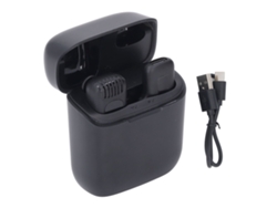 Sistema De Micrófono De Solapa Inalámbrico Usb-c Con Reducción De Ruido Y Estuche De Carga De 20 Metros.