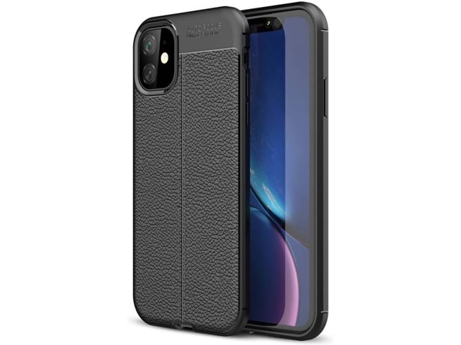 Funda iPhone 11 PHONESHIELD Rugged Leather Negro