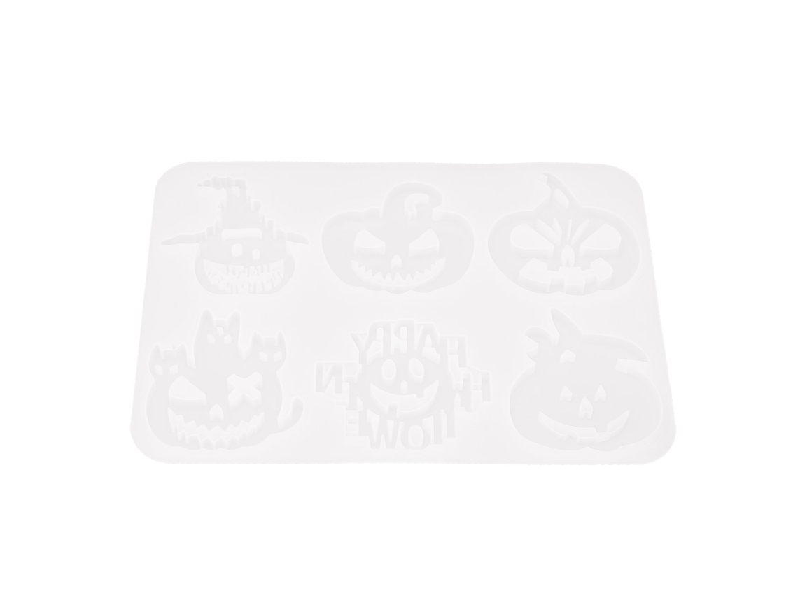 Molde De Silicona Portátil Con Forma De Calabaza Para Halloween, Ideal Para Cocinar Y Hacer Manualidades.