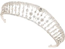 Cuelloronne De En Strass Argentée Bandeau Élégant Para Mariage Y Fête Accesorio De Cheveux Chic De...