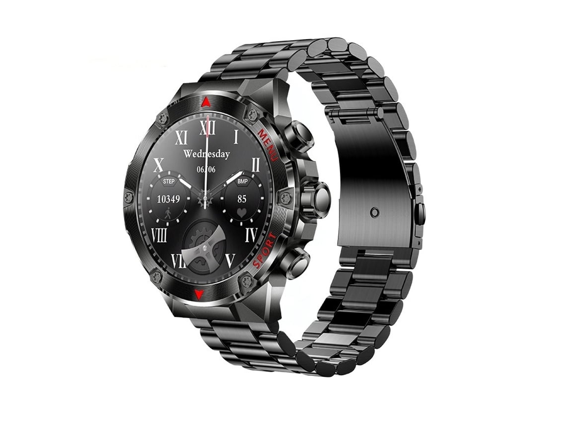Reloj inteligente para hombre, con función de llamadas, militar, pantalla AMOLED de 1.43", monitor de frecuencia cardíaca y oxígeno en sangre, Chennnls