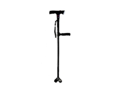 Bastón telescópico plegable Minglan, bastón LED fiable con alarma para personas mayores.