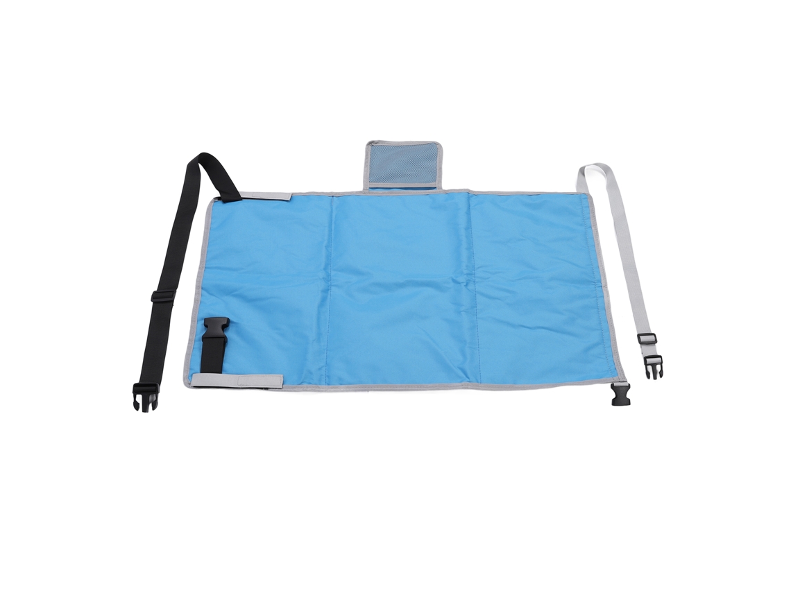 Extensor de asiento de avión para niños, cuna de avión con soporte para los pies y pilares.