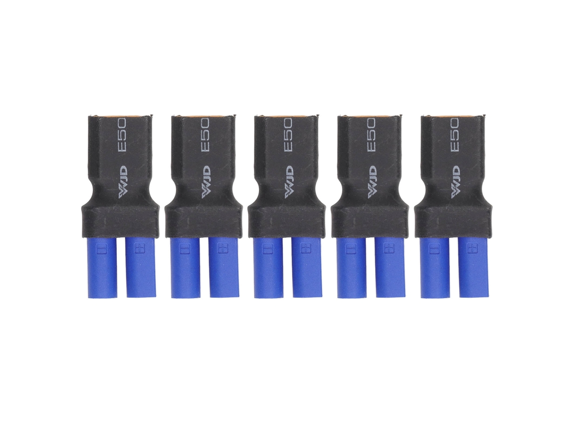 Mali 5 Adaptadores Ec5 para Xt60 Macho de Borracha Plástico Cobre Durável Seguro para Carro Avião Barco Rc