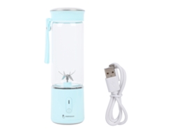 MEOIRUERY Vaso Exprimidor Portátil 400ml, Mini Batidora de Mano para Jugos, Batidos y Frutas, Carga USB, Ideal para Casa y Viaje