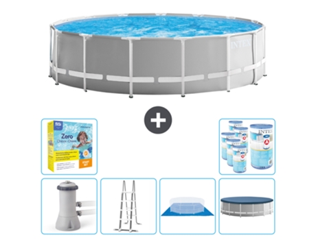 Piscina Tubular INTEX 26726GN-CB47 (16805 L - 457x122cm)