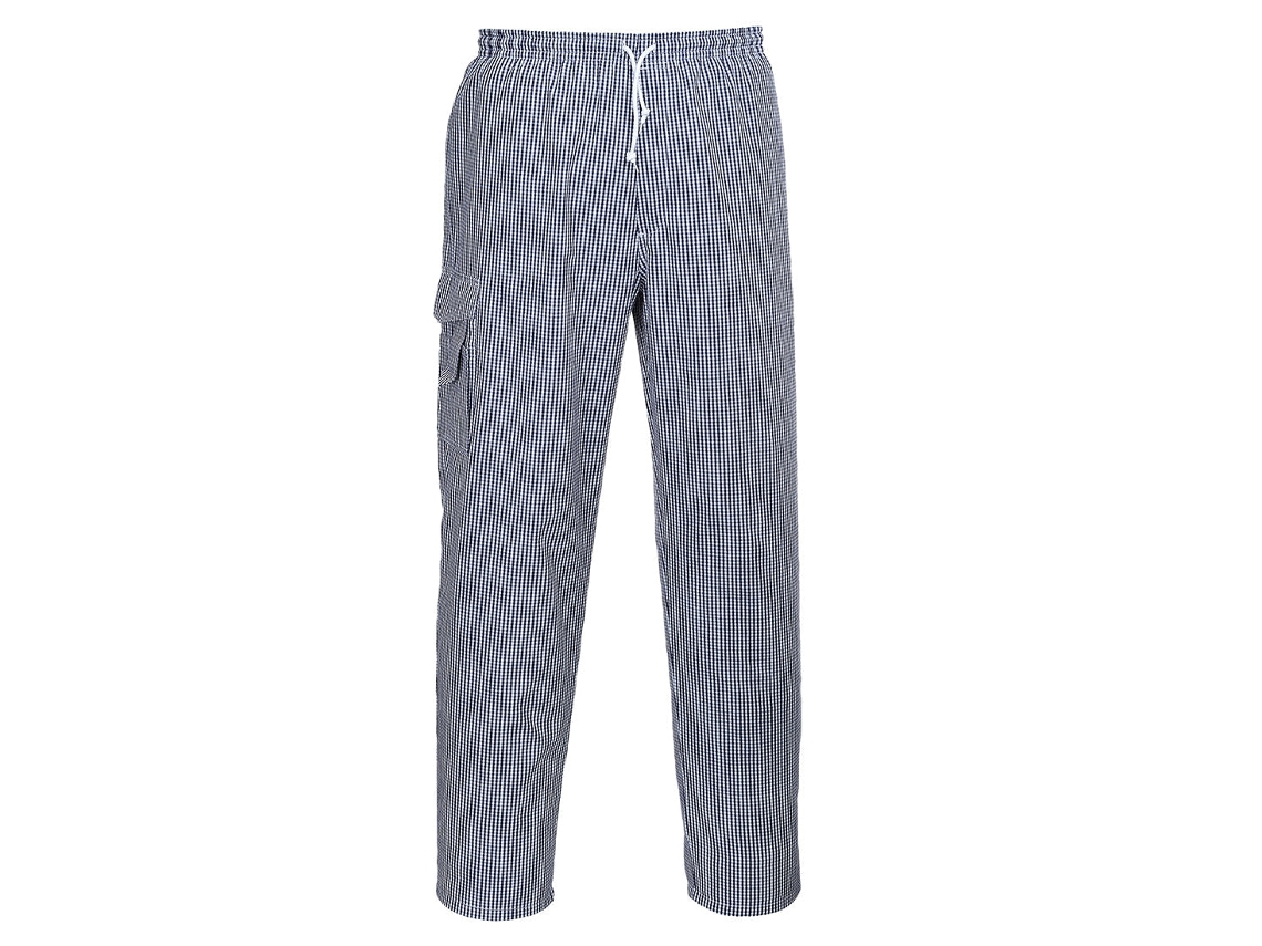 Pantalones Chester De Chef: Comodidad Y Estilo En La Cocina Cuadritos Azules / Xxl