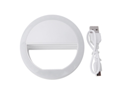 TRUYUETY Luz de Anillo 36 LED 5600K con 3 Niveles de Brillo Ajustable para Selfie y Fotos con Teléfono y Tablet