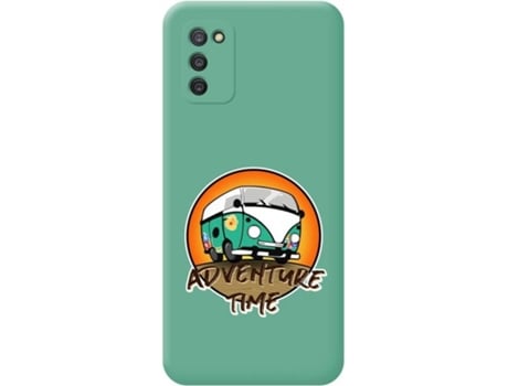 Carcasa Samsung Galaxy A03s TUMUNDOSMARTPHONE Adventure Time Verde