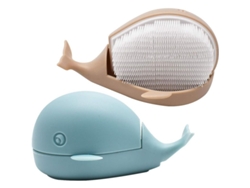 2026-linjou 2 Cepillos De Ropa Forma De Ballena Pequeña, Cepillos De Limpieza Para Ropa Zapatos Alfombras Cocina Baño