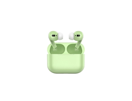 Auriculares Bluetooth True Wireless Macaron 5.0 con caja de carga verde