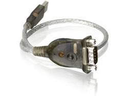 Cable USB IOGEAR (USB - USB - Gris)