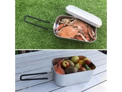 Fiambrera plegable tipo invernadero para camping y picnic