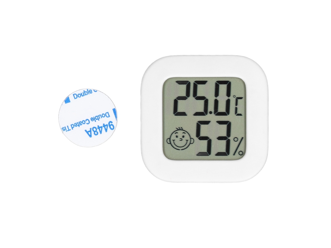 Termómetro Higrómetro Digital Lcd Con Batería Integrada, Medidor De Temperatura Y Humedad.