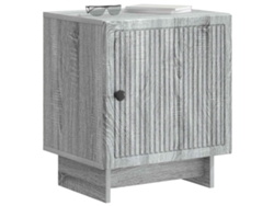 Maison Exclusive - Armario De Noche 2 Pcs Gris Sonoma 43 X 34,5 X 50 Cm