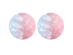 Juego de Sousplats de Cerámica Absorbente con Base de Corcho - Mármol Oro Rosa NEVEANCE