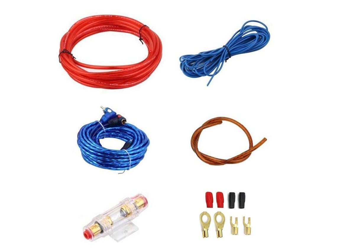 Kit Arneses Cableado Audio Automóviles Cable Control Instalación Fuente Alimentación Reguladora Número 8 Altavoz Graves