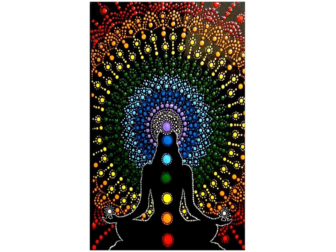 Toalla De Playa Microfibra Chakras
