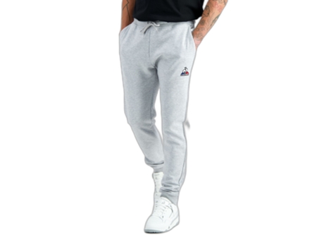 Pantalones Deportivos de Hombre para Fitness LE COQ SPORTIF Chándal Essentiels Gris (2XL)