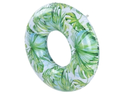 Pelota de buceo inflable con estampado de hojas para niños y adultos.