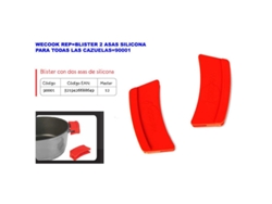 Wecook rep blister 2 asas silicona para todas las cazuelas 90001