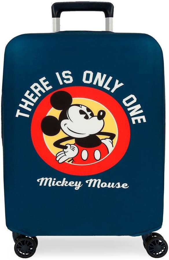 Funda Para Maleta de cabina mickey estampada viaje disney azul