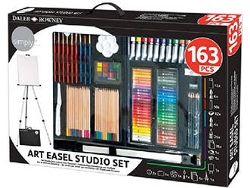 Kit de Pinturas DALER ROWNEY Art Easel Studio Set (163 piezas)