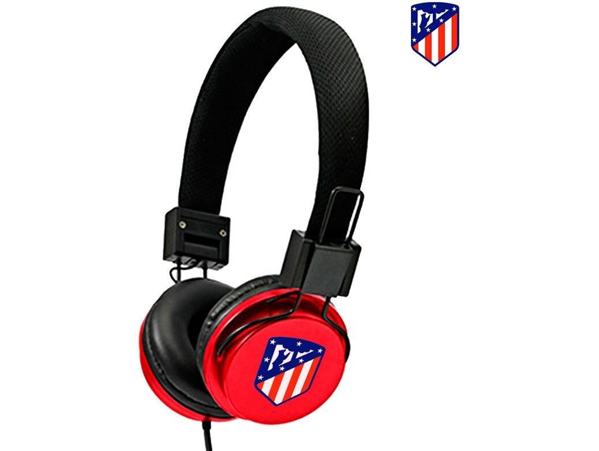Auriculares con Cable S-MARCA Licencia Fútbol Atlético de Madrid (In Ear - Micrófono)
