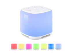 2026-máquina De Ruido Blanco Portátil Con 34 Sonidos Naturales, Temporizador Y 9 Efectos De Luz, Batería 1800mah Para Niños Y Adultos