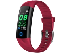 Reloj inteligente Yizhood IP68 con monitor de actividad acuática, monitor de ritmo cardíaco, contador de calorías, podómetro para dormir (rojo)